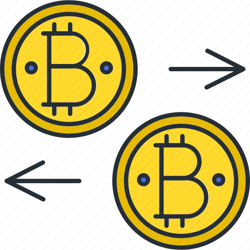 Bitcoin, blockchain, cryptocurrency, flow icon - Download on Iconfinder
