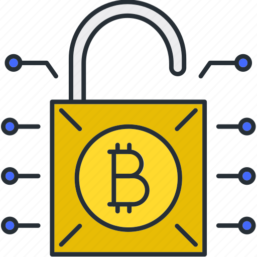 Bitcoin, protection, secure, security icon - Download on Iconfinder
