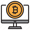 bitcoin, blockchain, coin, computer, cryptocurrency, finance, money 