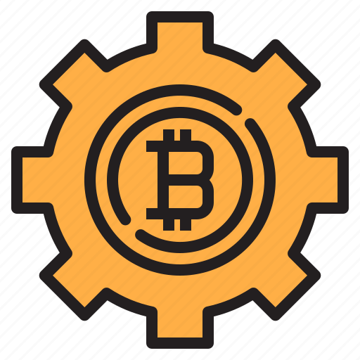 Bitcoin, blockchain, coin, cryptocurrency, finance, money, setting icon - Download on Iconfinder