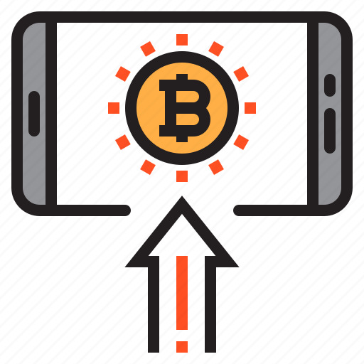 Bitcoin, blockchain, coin, cryptocurrency, finance, money, smartphone icon - Download on Iconfinder