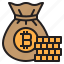 bag, bitcoin, blockchain, coin, cryptocurrency, finance, money 
