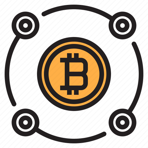 Bitcoin, blockchain, coin, cryptocurrency, diagram, finance, money icon - Download on Iconfinder