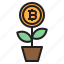 bitcoin, blockchain, coin, cryptocurrency, finance, grow, money 