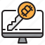 bitcoin, blockchain, coin, cryptocurrency, finance, key, money 
