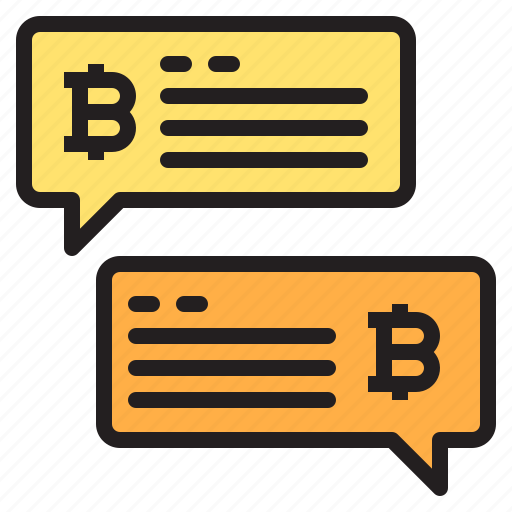 Bitcoin, blockchain, coin, cryptocurrency, finance, message, money icon - Download on Iconfinder