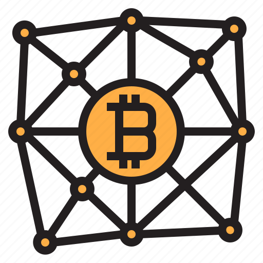 Bitcoin, blockchain, coin, cryptocurrency, finance, money, network icon - Download on Iconfinder