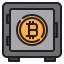 bitcoin, blockchain, coin, cryptocurrency, finance, money, safe 