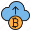 bitcoin, blockchain, cloud, coin, cryptocurrency, finance, money 