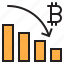 bitcoin, blockchain, coin, cryptocurrency, dawn, graph, money 