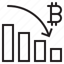 bitcoin, dawn, graph, blockchain, coin, cryptocurrency, finance