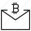 bitcoin, mail, blockchain, coin, cryptocurrency, finance, money 
