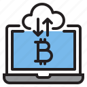 bitcoin, blockchain, cloud, coin, cryptocurrency, finance, money