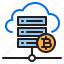 bitcoin, blockchain, cloud, cryptocurrency, finance, money, server 