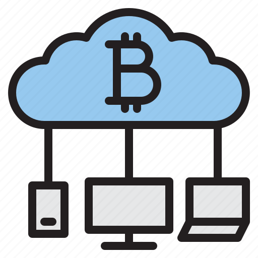 Bitcoin, blockchain, cloud, coin, cryptocurrency, finance, money icon - Download on Iconfinder