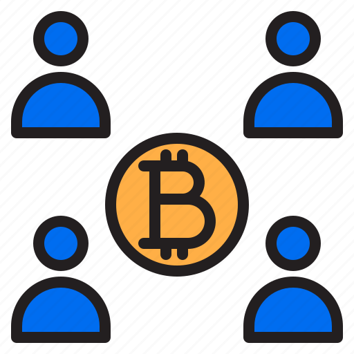 Bitcoin, blockchain, coin, cryptocurrency, diagram, finance, money icon - Download on Iconfinder
