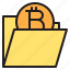 bitcoin, blockchain, coin, cryptocurrency, finance, folder, money 