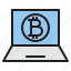 bitcoin, blockchain, coin, cryptocurrency, finance, money, monitor 