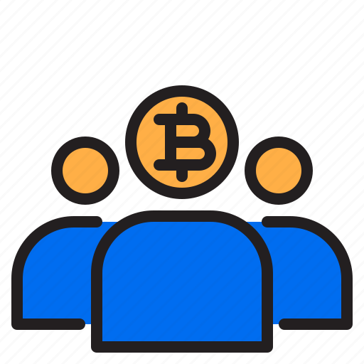 Bitcoin, blockchain, coin, cryptocurrency, finance, money, people icon - Download on Iconfinder