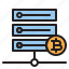 bitcoin, blockchain, coin, cryptocurrency, finance, money, server 