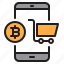 bitcoin, blockchain, coin, cryptocurrency, finance, money, shoping 