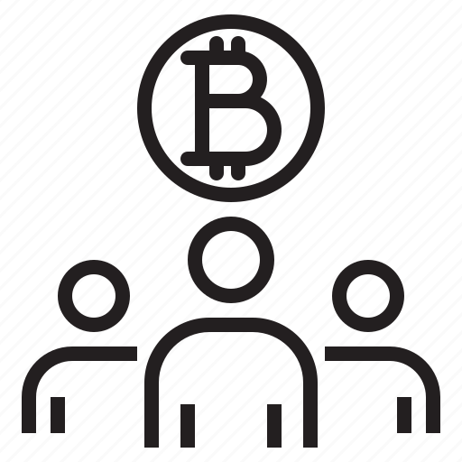 Bitcoin, people, blockchain, coin, cryptocurrency, finance, money icon - Download on Iconfinder