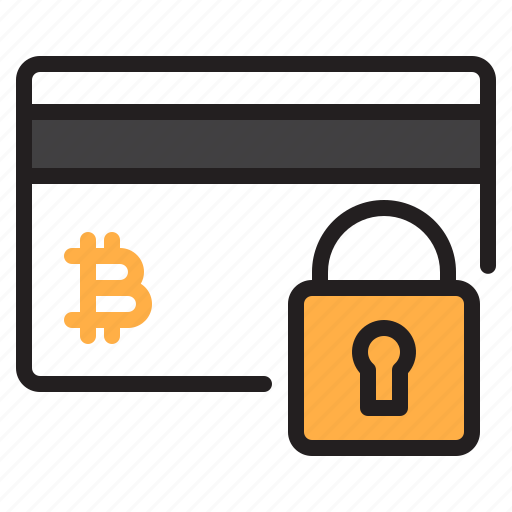 Bitcoin, blockchain, card, coin, cryptocurrency, lock, money icon - Download on Iconfinder