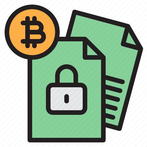 Bitcoin, blockchain, coin, cryptocurrency, data, lock, money icon - Download on Iconfinder