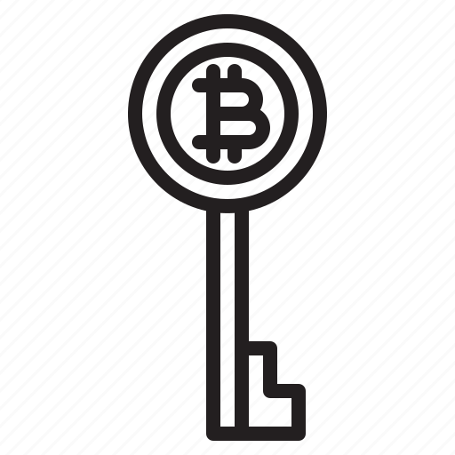 Bitcoin, key, blockchain, coin, cryptocurrency, finance, money icon - Download on Iconfinder