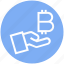 bitcoin, blockchain, coin, cryptocurrency, digital money, hand, money 