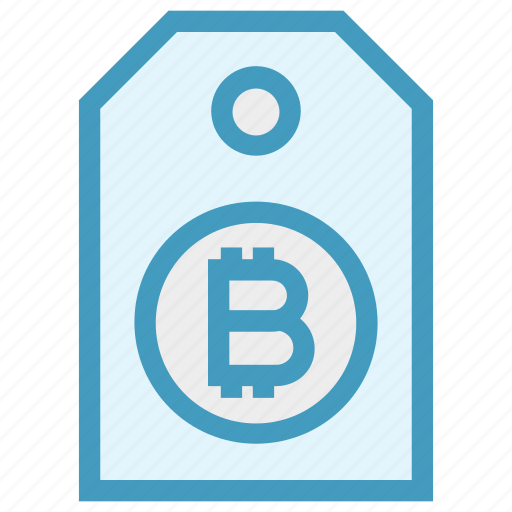 Bitcoin, cryptocurrency, label, price tag, purchase, shopping, tag icon - Download on Iconfinder