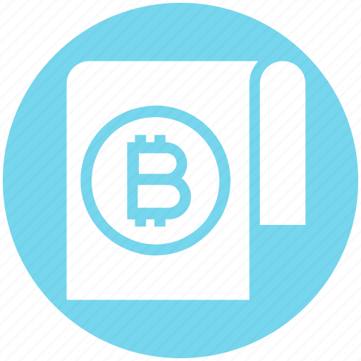 Bitcoin paper, blockchain paper, cryptocurrency paper, document icon - Download on Iconfinder