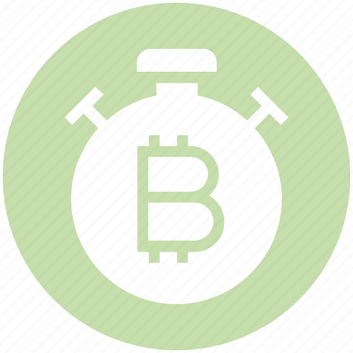 Bitcoin, measure, speed, stopwatch, time, timepiece, timer icon - Download on Iconfinder