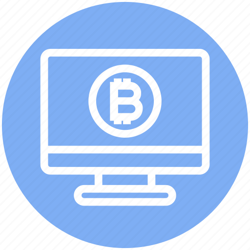 Bitcoin, display, lcd, lcd monitor, monitor, screen, television icon - Download on Iconfinder