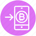 bitcoin, interface, left, mobile, online, smartphone, technology