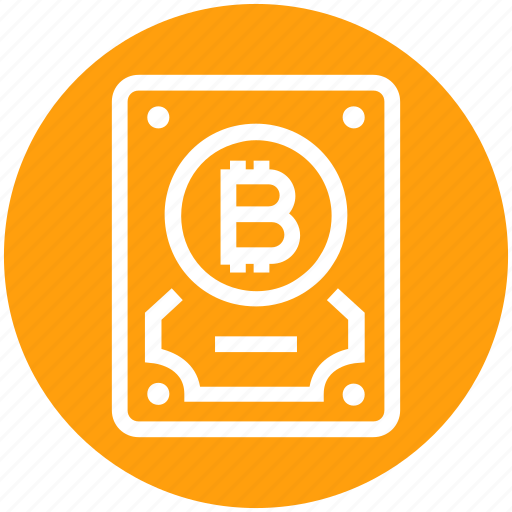 Backup, bitcoin, computer, device, disk, hard, hard drive icon - Download on Iconfinder