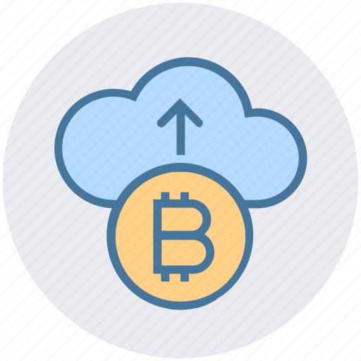 Arrow, bitcoin, cloud, cloud computing, coin, cryptocurrency, up icon - Download on Iconfinder