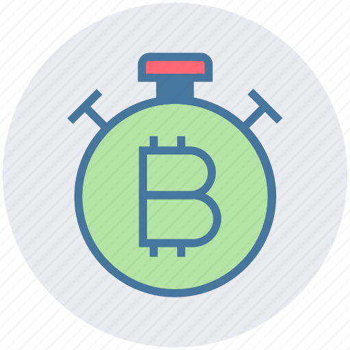 Bitcoin, measure, speed, stopwatch, time, timepiece, timer icon - Download on Iconfinder