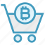 basket, bitcoin, buy, cart, crypto, shopping, shopping cart 