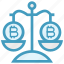 balance scale, bitcoin, coins, cryptocurrency, justice, law, scales 