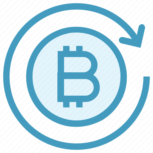 Bitcoin, blockchain, exchange, online, sync, transaction, transfer icon - Download on Iconfinder