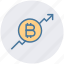 arrow, ascend, bitcoin, blockchain, graph, increase, up 