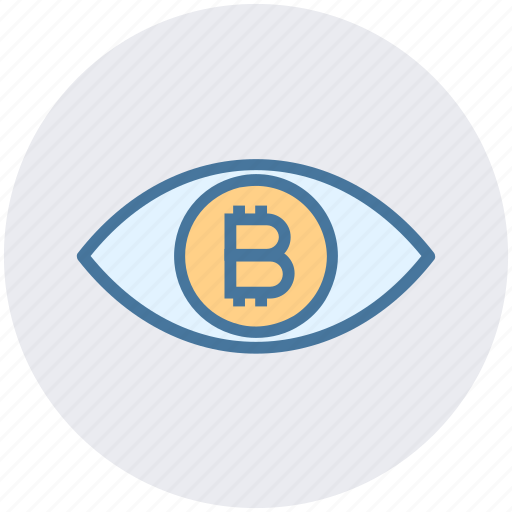 Bitcoin, cryptocurrency, eye, finance, money, scan, vision icon - Download on Iconfinder