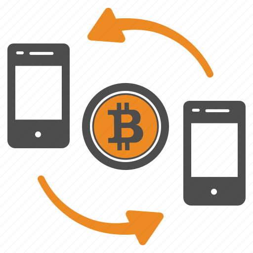 Bitcoin, bitcoins, cel, mobile, money, transfer icon - Download on Iconfinder