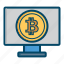 bitcoin, bitcoins, computer, currency, ecommerce, money 