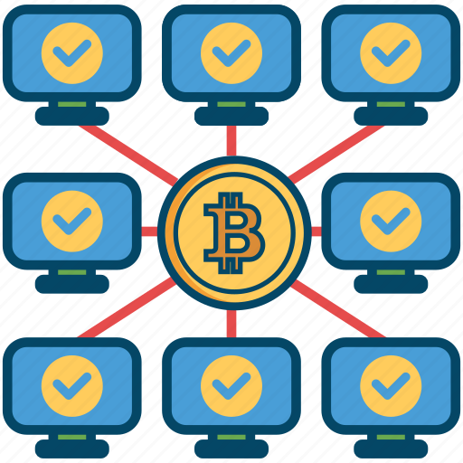 Bitcoin, bitcoins, blockchain, copy, cryptocurrency, mining icon - Download on Iconfinder