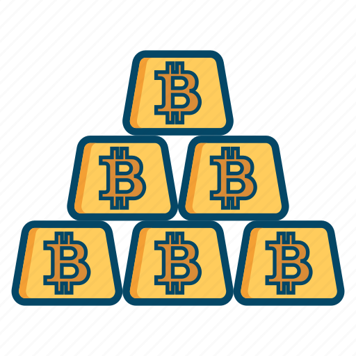 Bill, bitcoin, bitcoins, cash, ingot, money icon - Download on Iconfinder