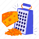 cheese grater, grater, sharp, cheese, slicer, kitchen, cooking, kitchenware, cookware 
