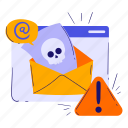 spam message, virus, warning, malware, spam, network, online, interaction, internet