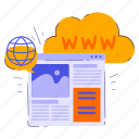 domain, www, url, browser, hosting, web, website, development, application